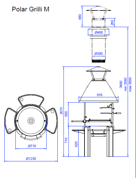 Polar Grilli rond